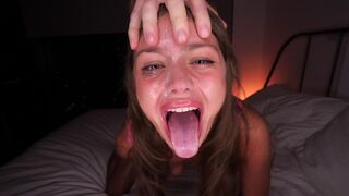 He Deleted My Throat: Extreme Sloppy Deepthroat with Cum on Face