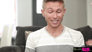 Step Sisters' Secret: Discovering Stepbrother's Huge Weapon