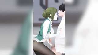 Idolmaster Hazuki Nanakusa: Throatpie & Double Creampie X-Ray Adventure