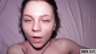 Adorable Girlfriend's Real Sex and Cum Ingestion