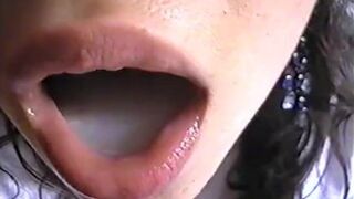 Cum Swallow Compilation: Paola, Comedora de Semen at Professional Level