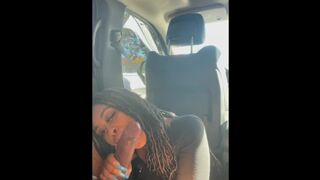 Parked Car Encounter Leads to Cum Swallowing