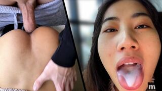 Daily Cum Intake: Asian Interracial Encounter