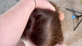 Girlfriend's Horny Pre-Work Mouth Fuck Session